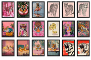 Tiger wall print, animal wall poster, an Animal Photo by Chipshpow Graphics (Thumbnail 6 of 7)