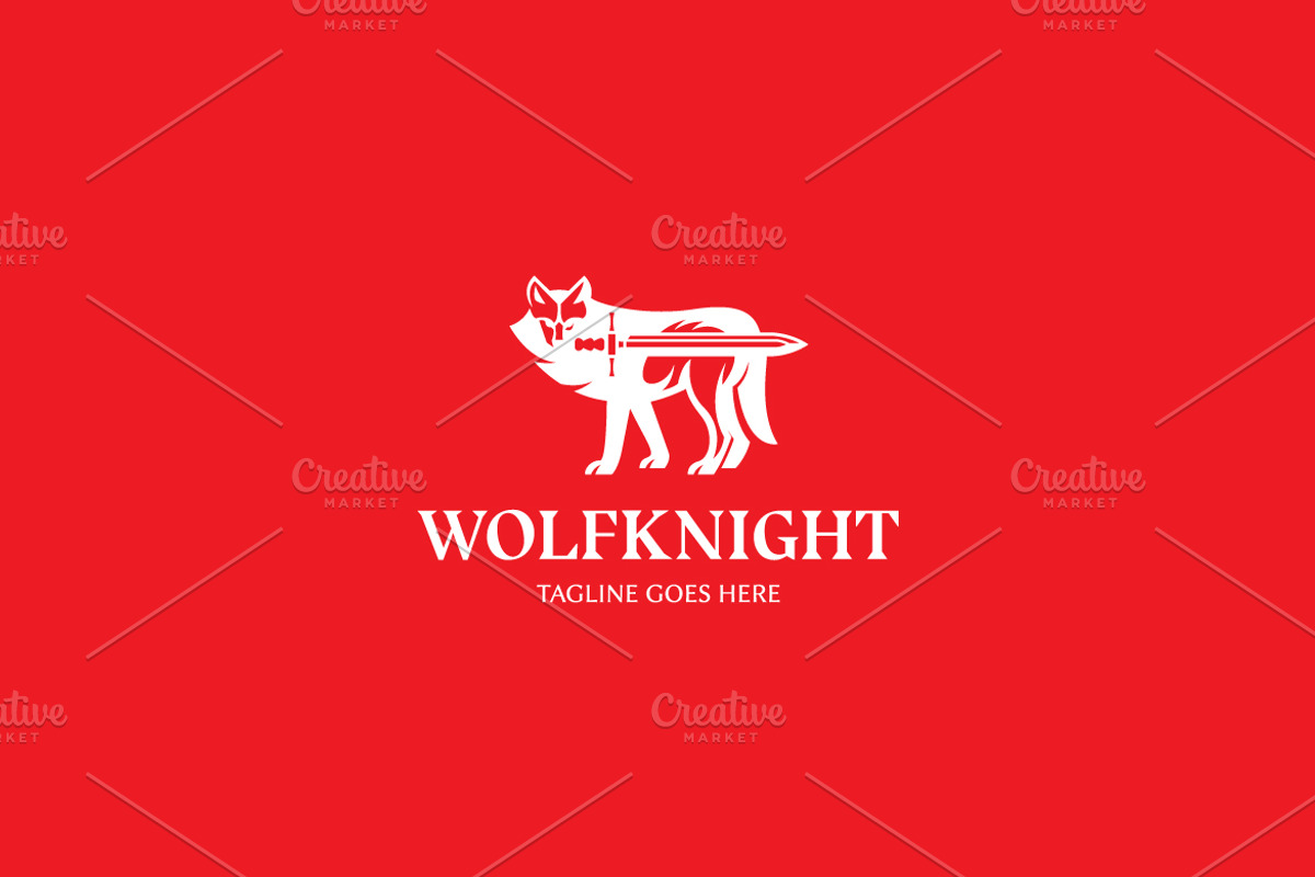 Wolf Knight Logo, a Branding & Logo Template by ashenterprise (Photo 3 of 3)