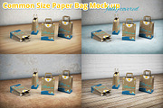 Shopping Paper Bag Mockup, a Product Mockup by MockUps Gallery (Thumbnail 2 of 5)