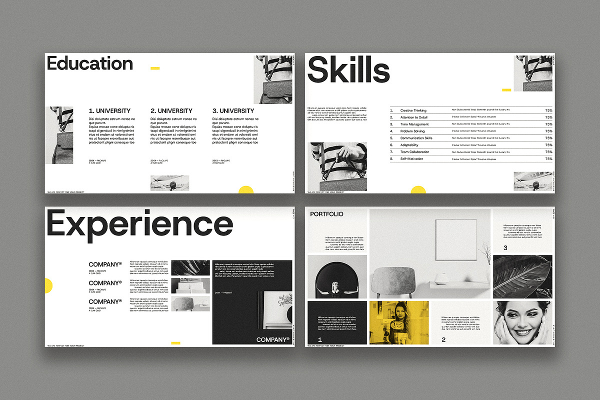 Portfolio Presentation Template, a Presentation Template by E-Type (Photo 3 of 4)