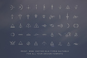 Sacred Geometric Tarot Minimal Icons, an Outline Icon by CreativeWilderness (Thumbnail 6 of 12)