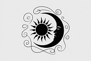 sun and moon surrounded by flowing, an Illustration by Amazin_art (Thumbnail 17 of 25)