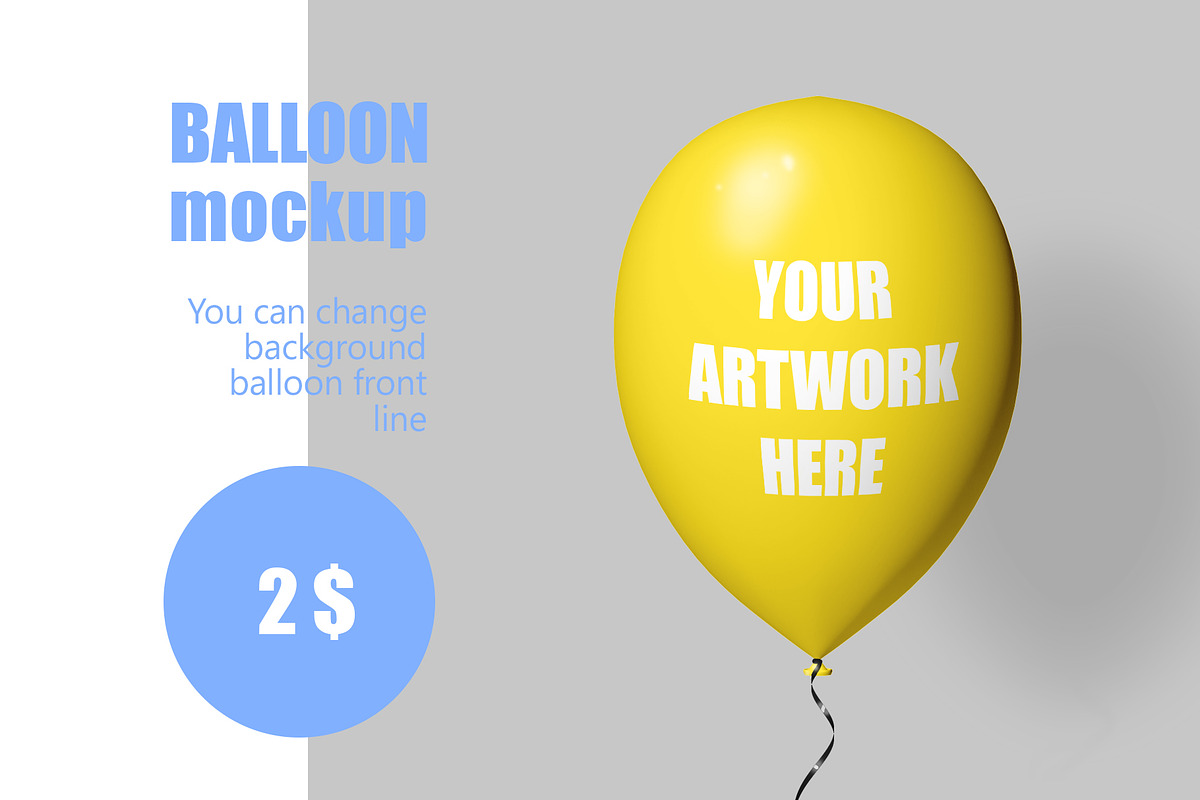 Ball Mockup, a Mockup by Radmila (Photo 1 of 3)