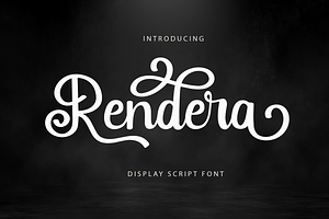Rendera - Elegant Script Font