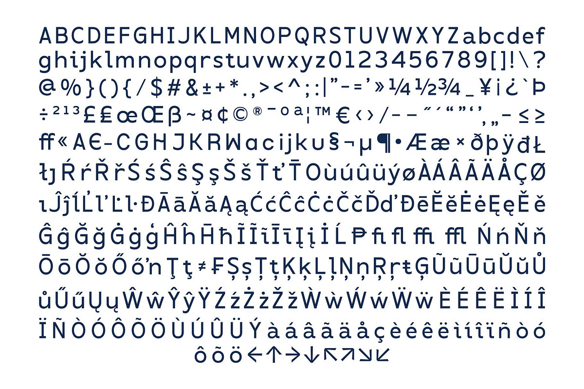 Interform - Monospace, a Sans Serif Font by Arterfak Project (Photo 13 of 14)
