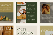 Gaia Natural Canva IG Template, a Social Media Template by JZ Creative Space (Thumbnail 3 of 5)