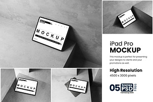 iPad Pro Mockup, an iPad Mockup by bimockup
