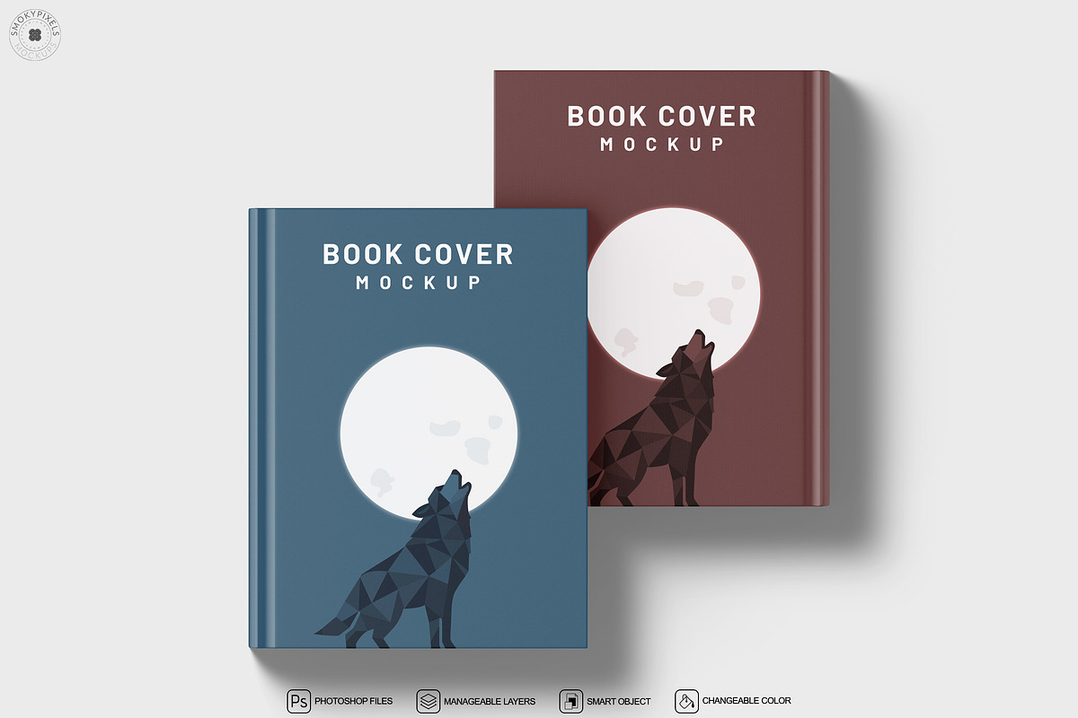 Hardcover Book Mockup, a Books & Magazine Mockup by SmokyPixels (Photo 5 of 5)