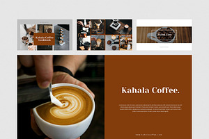 Kahala - Coffee Powerpoint Template