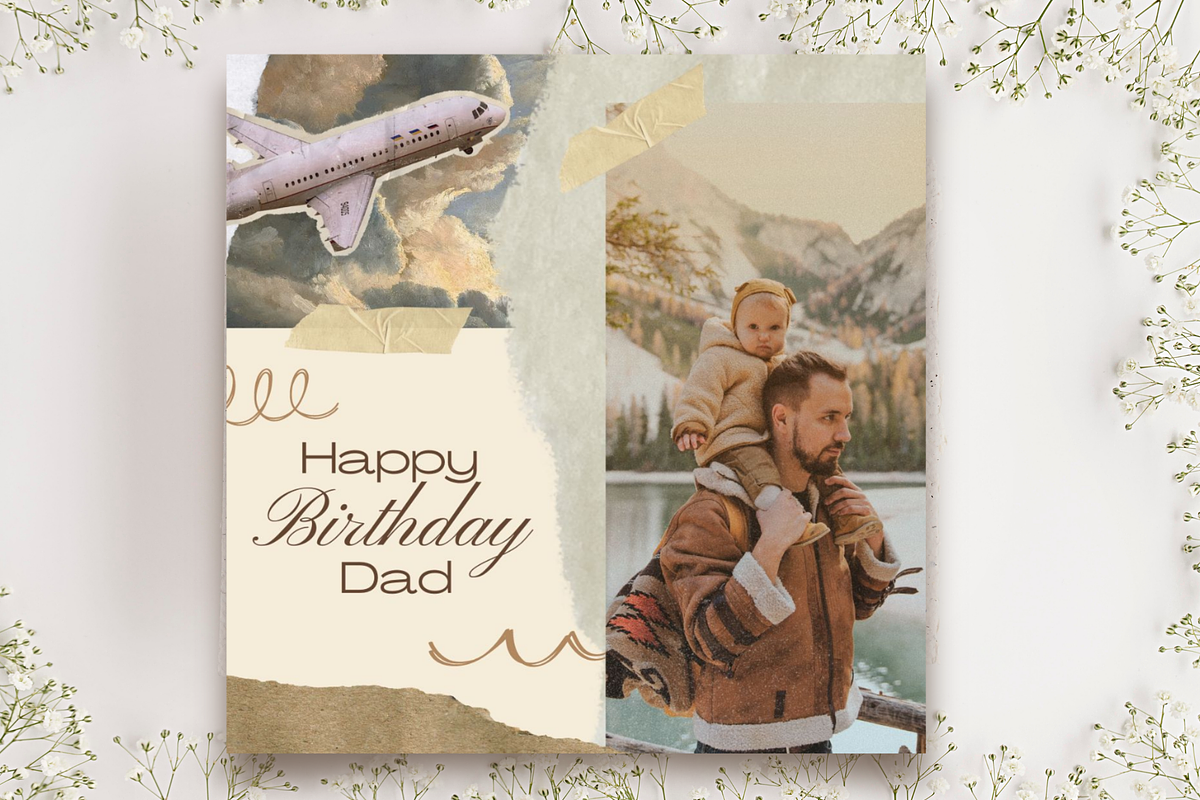 Happy Birthday Dad Templates, a Templates & Theme by TemplateCastleStore (Photo 8 of 9)