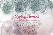Spring Flowers, an Object Graphic by VictoriaKStudio (Thumbnail 1 of 7)