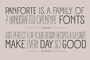 Panforte Pro - 7 fonts, a Sans Serif Font by Zetafonts (Thumbnail 2 of 8)