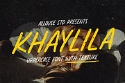 Khaylila A All Caps Font, a Handwritten Font by Allouse Studio (Thumbnail 1 of 10)