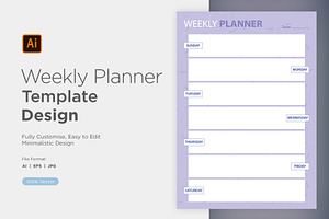 Weekly Planner Sheet Design-18