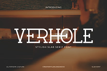 Verhole - Serif Slab Font