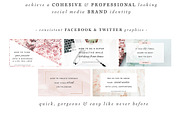 Rose Gold Social Media Templates, a Social Media Template by Essem Creatives (Thumbnail 4 of 8)