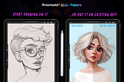 Procreate Artistic Digital Papers, a Texture Graphic by Frisk Shop (Thumbnail 2 of 11)