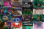 1460 brushes  BUNDLE, a Brush Add-On by Graphics Resources (Thumbnail 13 of 29)