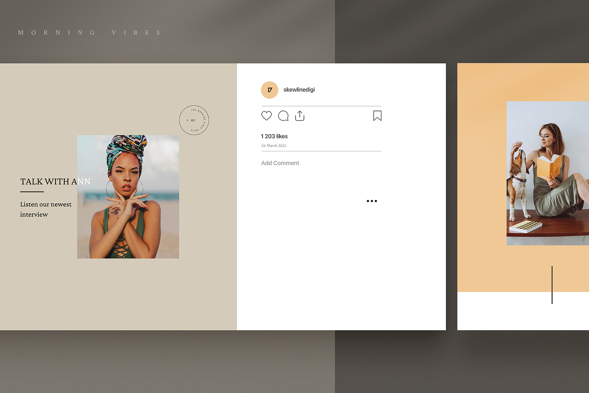 Canva Morning Vibes Social Media Kit, a Social Media Template by Skewline (Photo 14 of 16)