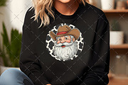 Cowboy Santa Claus PNG, an Illustration by Craft Nest (Thumbnail 3 of 6)