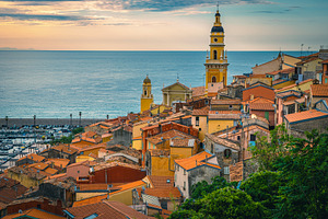 Great view with colorful houses, an Architecture Photo by Alpine Dreams