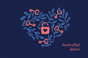 100 Whimsical Hearts for Procreate, a Brush Add-On by Pencil Twist (Thumbnail 7 of 8)