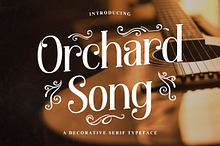 Orchard Song - Decorative Serif
