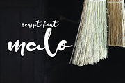 50% off-malo Font, a Script Font by Jadugar Design Studio (Thumbnail 1 of 9)