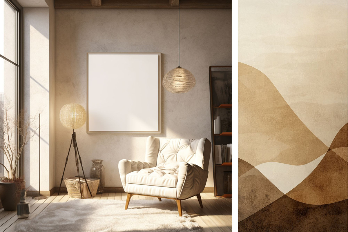 Minimalist Interior Frame Mockup 1, a Household Mockup by ARTOZEN DIGITAL (Photo 3 of 10)