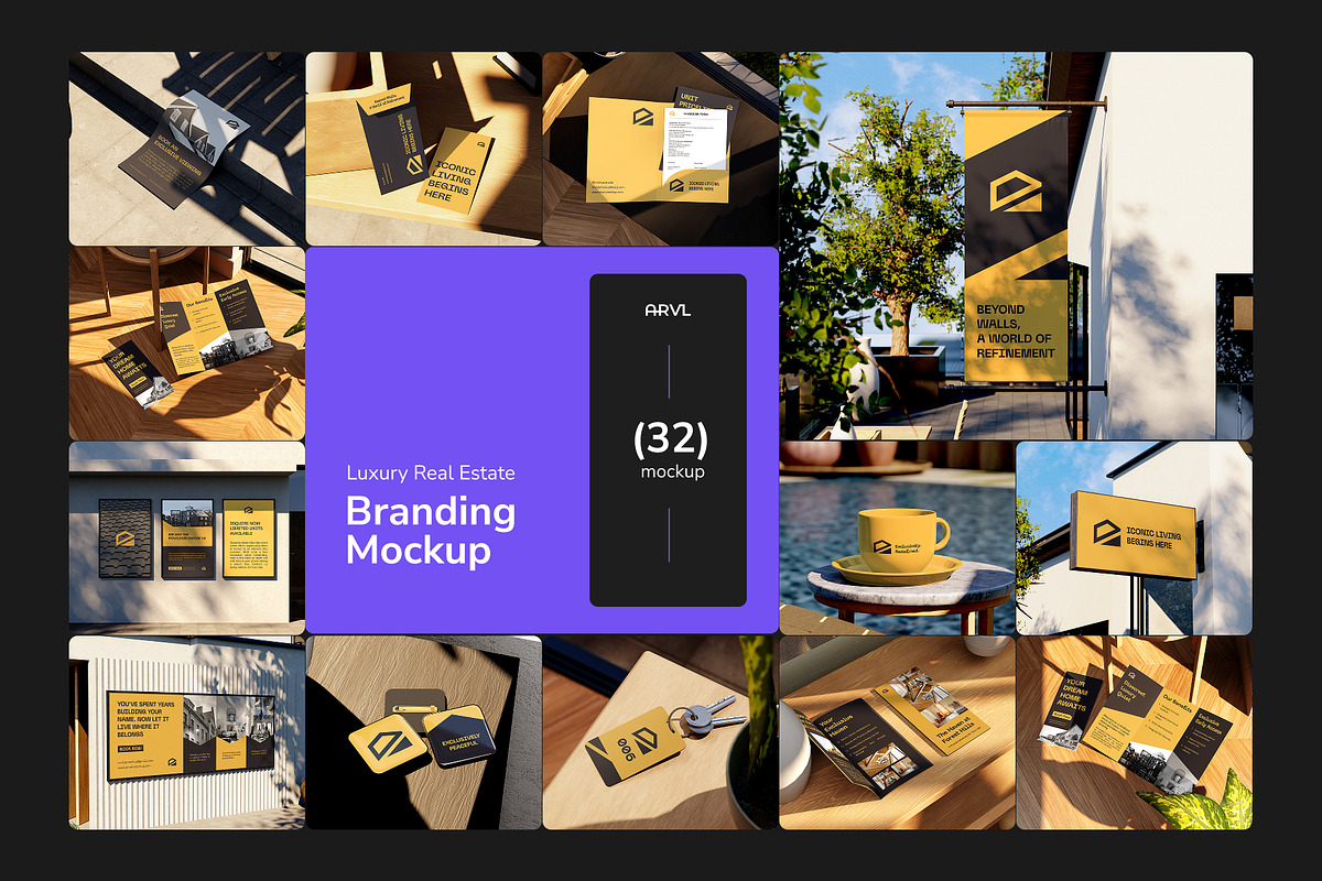 Luxury Branding Bundle Set Mockup, a Product Mockup by Arvalamockup (Photo 1 of 12)