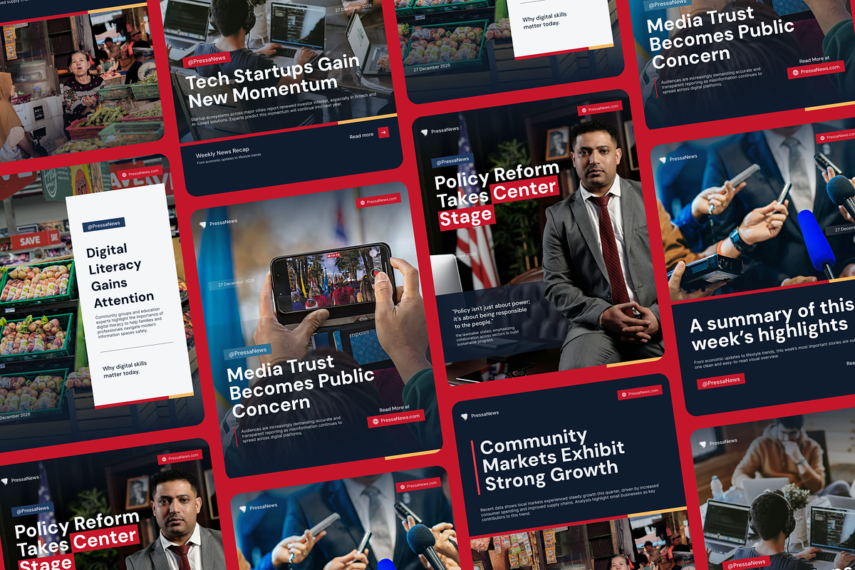 Pressa - News Media Social Media, a Social Media Template by SLAB! Design (Photo 7 of 8)