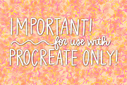 Procreate Pattern Brush Set, a Brush Add-On by Positively Present (Thumbnail 2 of 12)