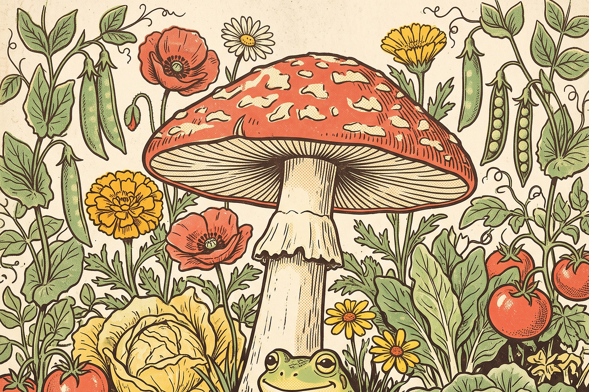 Vintage Cottagecore Scrapbook Paper, a Decorative Illustration by Image for Sale (Photo 2 of 4)