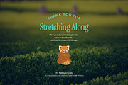 Red Panda Yoga Illustration Set, an Animal Illustration by dosome.my (Thumbnail 10 of 10)