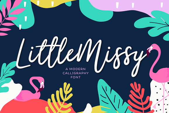 Littlemissy A Modern Script Font