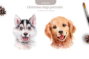 Christmas dogs, an Animal Illustration by Funnystore (Thumbnail 3 of 10)
