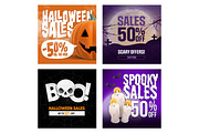 Halloween Sales Social Media Post, a Social Media Template by McLittle Stock (Thumbnail 3 of 3)