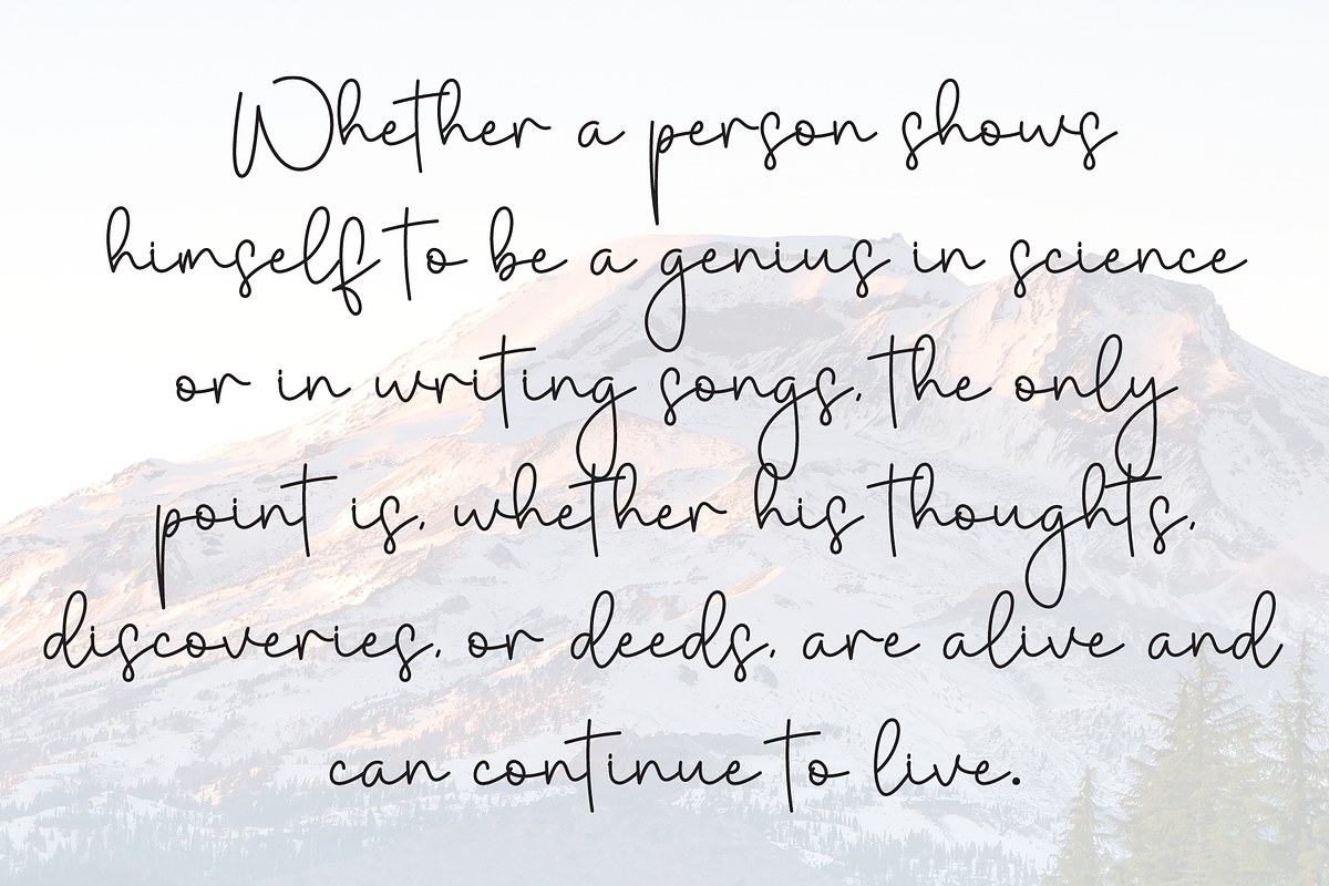 Wonderful September | Script Font, a Handwritten Font by Scratchones (Photo 6 of 8)