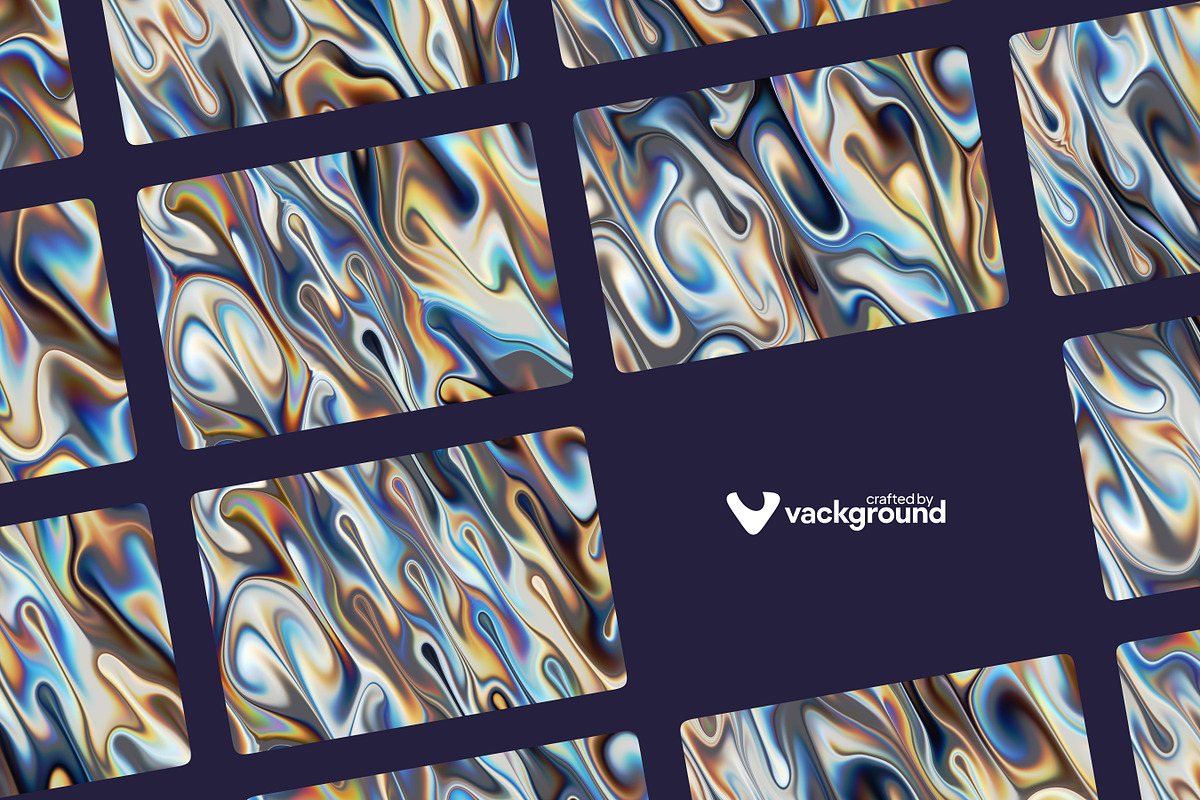 Iridescent Chrome Background, a Texture Graphic by Artbeaut (Photo 9 of 9)