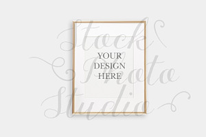 Gold Frame Mockup