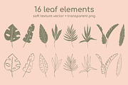 Lush modern tropical illustration, a Decorative Illustration by Dawnside Graphic (Thumbnail 2 of 11)