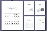 2026 Calendar Template, a Stationery Template by ContestDesign (Thumbnail 1 of 5)