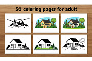 Adult Coloring Pages, an Object Graphic by Designer_Momina (Thumbnail 1 of 5)