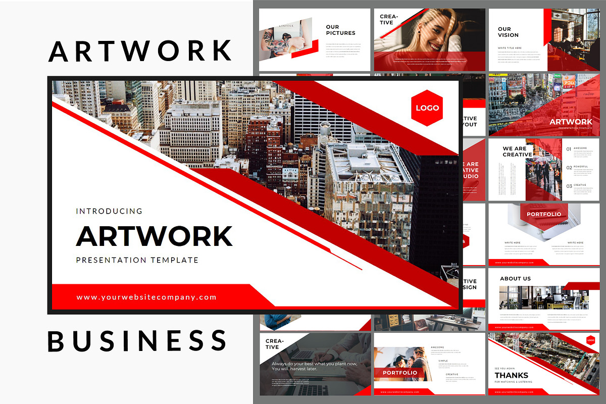 Artwork Business - Creative Keynote, a Presentation Template by Putra Khan (Photo 1 of 13)