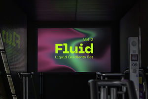 FLUID 2 Retro-Futuristic Backgrounds