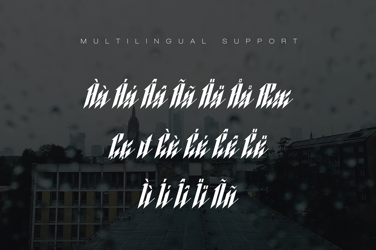 Blackburn - Modern Blackletter Font, a Blackletter Font by ashenterprise (Photo 13 of 14)