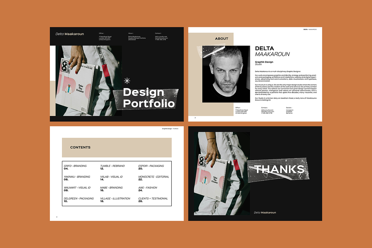 Creative Work Portfolio, a Marketing Template by Bervisual (Photo 2 of 6)