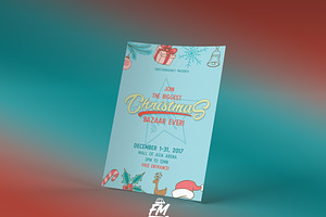 Christmas Bazaar PSD Flyer V4