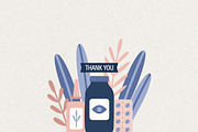 Medicine. Objects and patterns, a Healthcare Illustration by kondratya (Thumbnail 8 of 8)