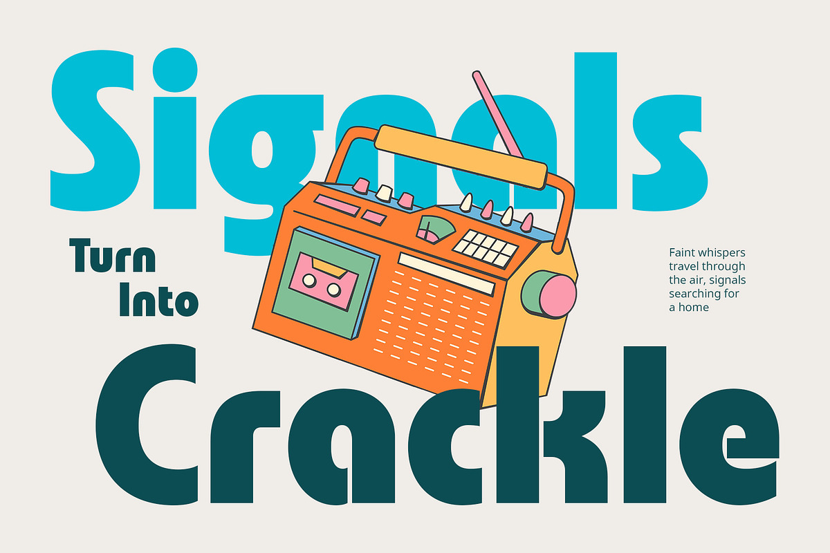 CS Quigley – Bold Font, a Sans Serif Font by Craft Supply Co. (Photo 6 of 8)